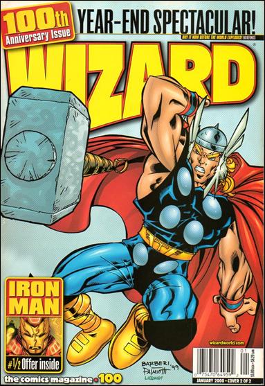 Wizard: The Comics Magazine issue 100-B Carlo Barberi Thor Cover
