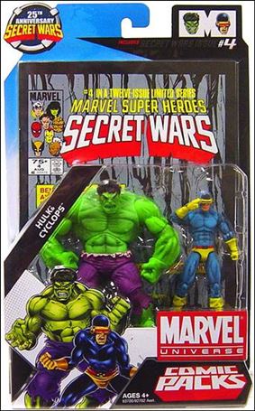 Marvel Universe: Secret Wars (Comic-Packs) figure 4 Hulk and Cyclops