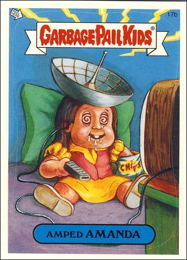 Garbage Pail Kids All-New Series 2 (Base Set)   card 17b Amped Amanda