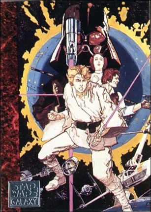 Star Wars Galaxy: Series 1 (Factory Base Set) card 48 Howard Chaykin