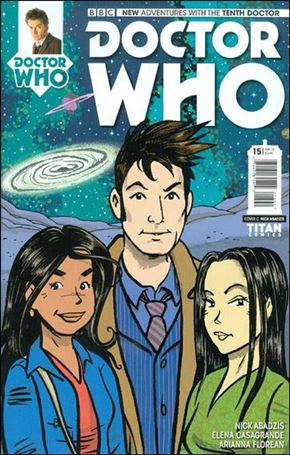 Doctor Who: The Tenth Doctor issue 15-C Nick Abadzis Cover 