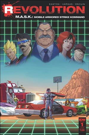 M.A.S.K.: Mobile Armored Strike Kommand: Revolution issue 1-B  Dan Schoening Subscription Cover