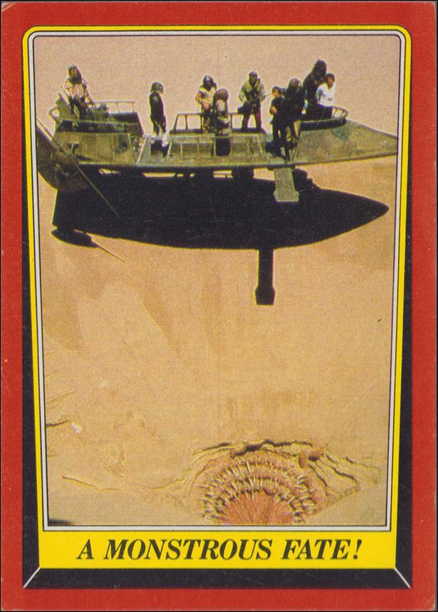 Star Wars: Return of the Jedi: Series 1 (Base Set) card 41 A Monstrous Fate!