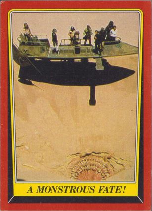 Star Wars: Return of the Jedi: Series 1 (Base Set) card 41 A Monstrous Fate!
