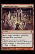 Magic the Gathering: Saviors of Kamigawa (Base Set) card 118 Thoughts of Ruin