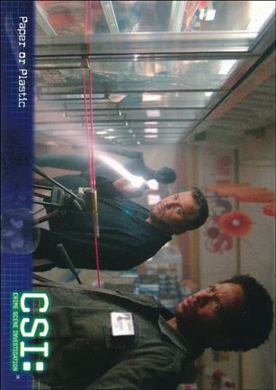 CSI: Crime Scene Investigation - Series Two (Base Set) card 39 Paper or Plastic