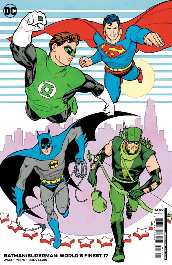 Batman/Superman: World's Finest issue 17-B Cliff Chiang Cardstock Cover