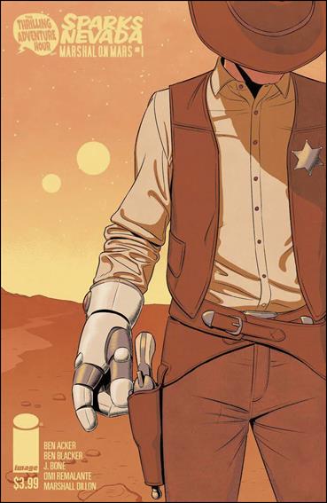 Thrilling Adventure Hour Presents Sparks Nevada, Marshal on Mars issue 1-B Jamie McKelvie Cover