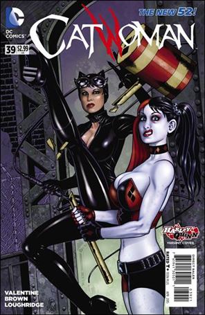 Catwoman (2011) issue 39-B Jim Balent Harley Quinn Cover