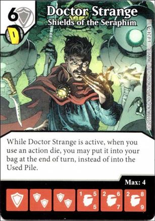 Marvel Dice Masters Defenders card 6 Doctor Strange: Shields of the Seraphim