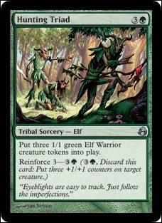Magic the Gathering: Morningtide (Base Set) card 127 Hunting Triad