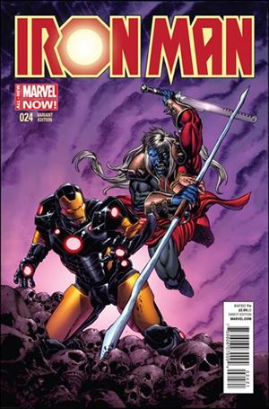 Iron Man (2013) issue 24-C Mike Perkins 1:50 Cover