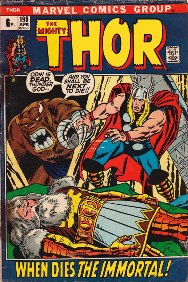 Thor (1966) issue 198-B UK Price Cover