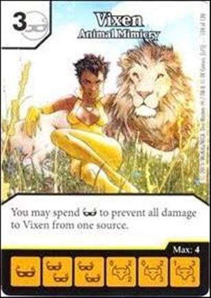 DC Comics Dice Masters Justice League  card 134 Vixen - Animal Mimicry 