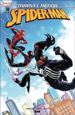 Marvel Action: Spider-Man (2018) issue 10 Davide Tinto Cover