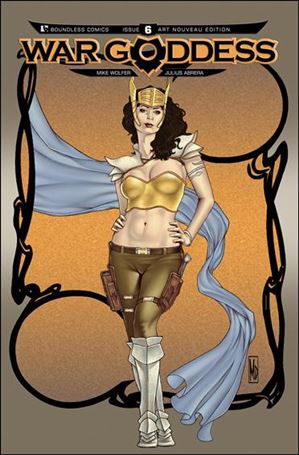 War Goddess issue 6-D Art Nouveau Cover 1:3