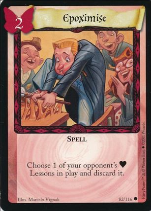 Harry Potter (Base Set) card 82 Epoximise