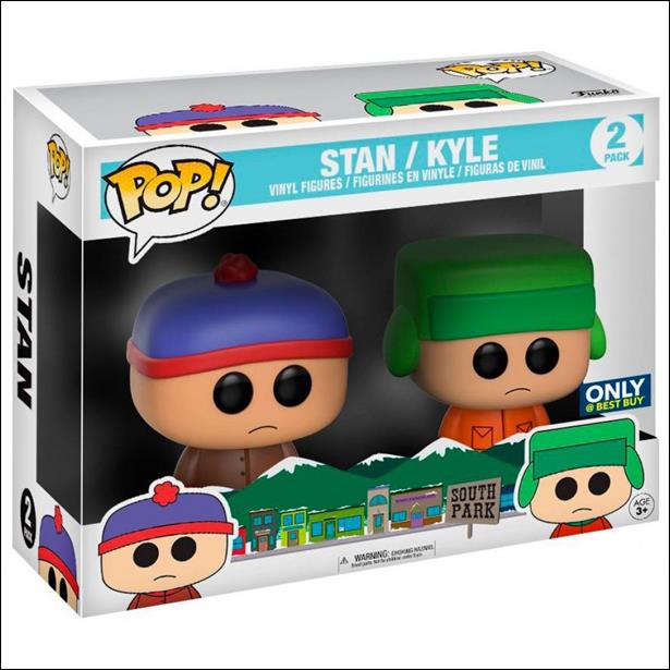 Pop! South Park Multi-Packs figure nn1 Stan / Kyle (Best Buy Exclusive)