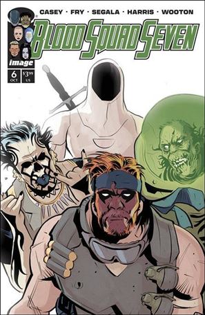 Blood Squad Seven issue 6 Paul Fry Cover