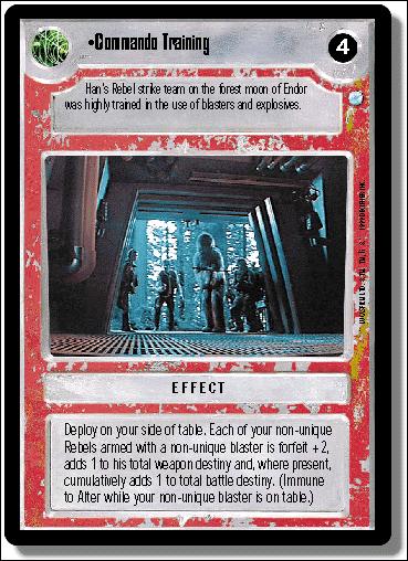 Star Wars: Endor Limited (Base Set) card 126 Commando Training