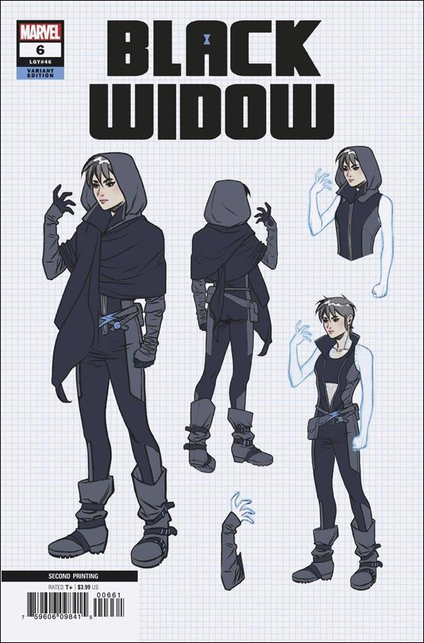 Black Widow (2020) issue 6-F Elena Casagranda 1:25 Design Cover (2nd Printing)