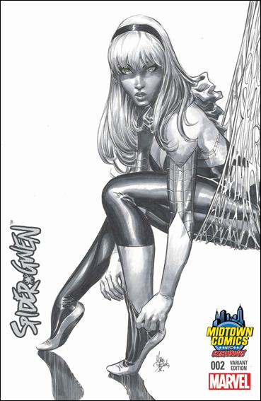 Spider-Gwen (2015/04) issue 2-G Mike Deodato Jr. Midtown Comics Sketch Cover