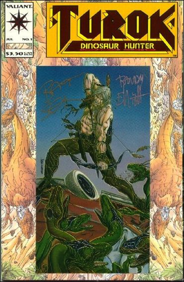 Turok, Dinosaur Hunter (1993) issue 1-C V.V.S.S. (signed by Sears & Elliott) 1/5500