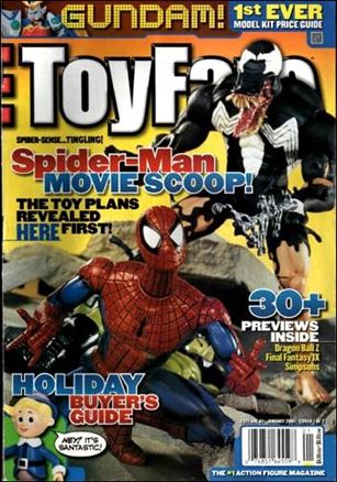 Toyfare: The Toy Magazine issue 41 Spider-Man Movie Cover