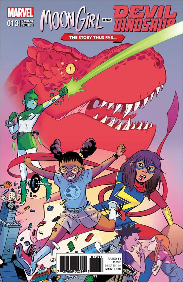 Moon Girl and Devil Dinosaur (2016) issue 13-C Natacha Bustos Story Thus Far ... Cover