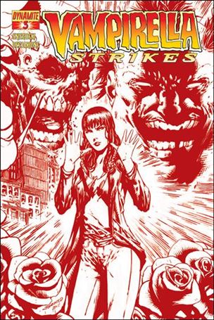 Vampirella Strikes (2013) issue 3-D Johnny Desjardins 1:10 Blood Red Cover
