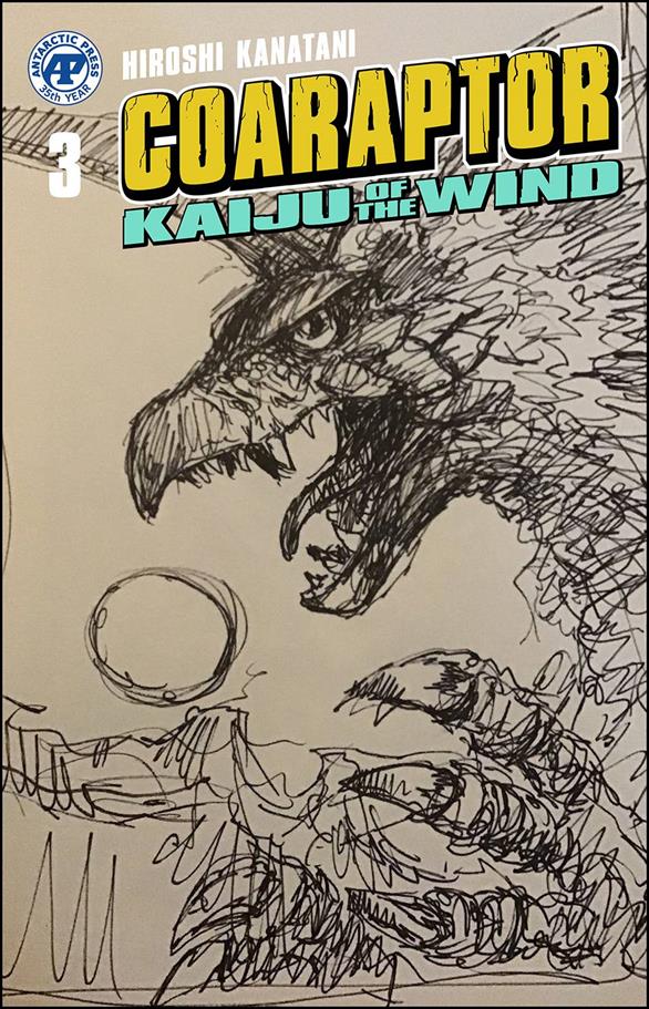 Coaraptor issue 3-B Sketch Cover
