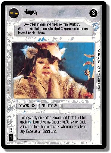 Star Wars: Endor Limited (Base Set) card 97 Logray