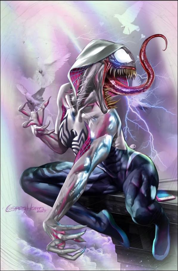 Spider-Gwen: The Ghost-Spider (2024) issue 4-G Greg Horn Retailer Exclusive Foil Virgin Cover