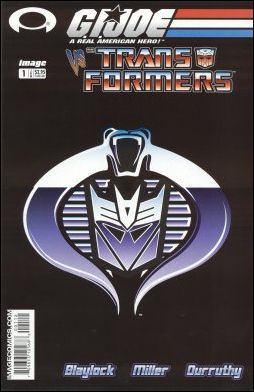 G.I. Joe vs the Transformers (2003) issue 1-H Cobra & Decepticons Logo Cover (2nd Printing)
