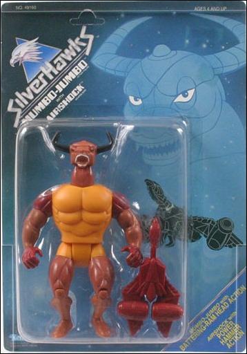 Silverhawks figure 8 Mumbo-Jumbo with Airshock