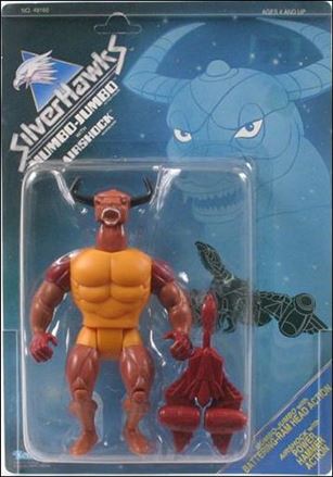 Silverhawks figure 8 Mumbo-Jumbo with Airshock