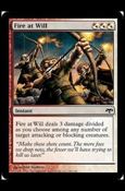 Magic the Gathering: Eventide (Base Set) card 140 Fire at Will