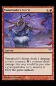 Magic the Gathering: Champions of Kamigawa (Base Set) card 199 Yamabushi's Storm