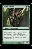 Magic the Gathering: Morningtide (Base Set) card 120 Elvish Warrior