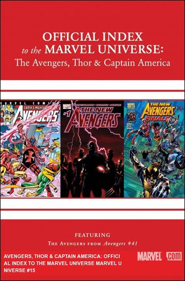 Avengers, Thor & Captain America: Official Index to the Marvel Universe issue 15