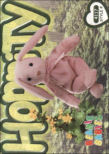 Beanie Babies Series 4 (Base Set) card 198 Hoppity