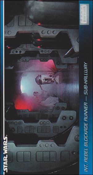 Star Wars Widevision (Base Set) card 7 Int. Rebel Blockade Runner - Sub-Hallway