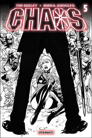 Chaos issue 5-E Emanuela Lupacchino 1:10 Black & White Cover