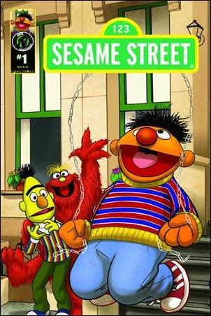 Sesame Street issue 1-D Ernie, Bert and Murray Cover