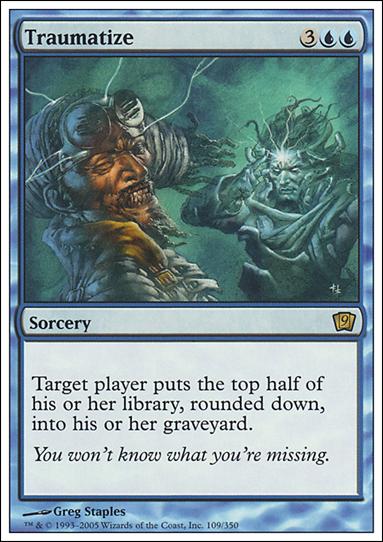 Magic the Gathering: 9th Edition (Base Set) card 109 Traumatize