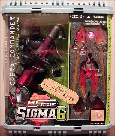 G.I. Joe: SIGMA 6 (Commando Assortment) figure 16 Cobra Commander - Battlefield General (Red Cape)