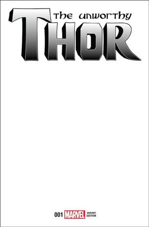 Unworthy Thor issue 1-E Blank/Sketch Cover