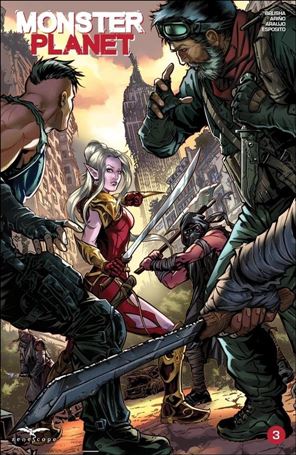 Monster Planet issue 3-B David Lorenzo Riveiro Cover
