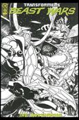 Transformers: Beast Wars: The Ascending issue 3-C Nick Roche 1:10 Black and White Cover