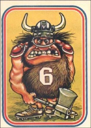 Football Super Freaks (Base Set) card 25 Vernon the Viking